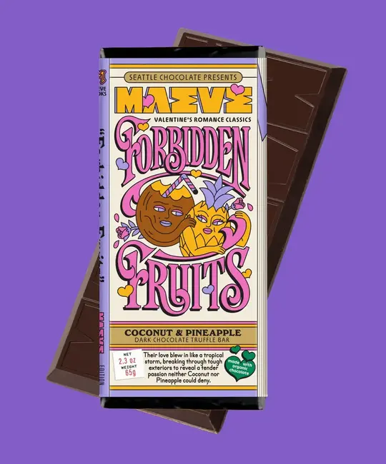 Maeve By Seattle Chocolate - MSC Maeve Chocolate Forbidden Fruits Truffle Bar