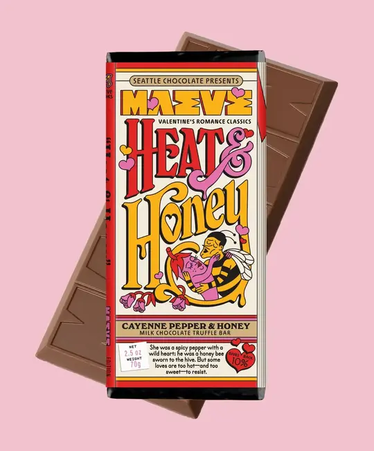 Maeve By Seattle Chocolate - MSC MSC FAD - Heat & Honey Truffle Bar
