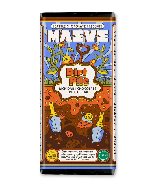 Maeve By Seattle Chocolate - MSC MSC FAD - Dirt Pile Truffle Bar