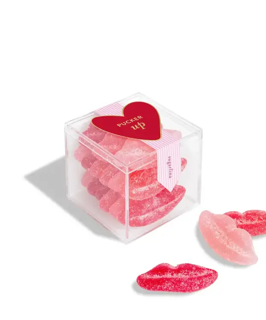 Sugarfina - SU Sugarfina - "Pucker Up" Sugar Lips Small Cube