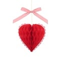 Meri Meri - MEM MEM PSDE - Heart Honeycomb Hanging Decorations