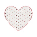 Meri Meri - MEM MEM PSPL - Vintage Rose Heart Shaped Plates