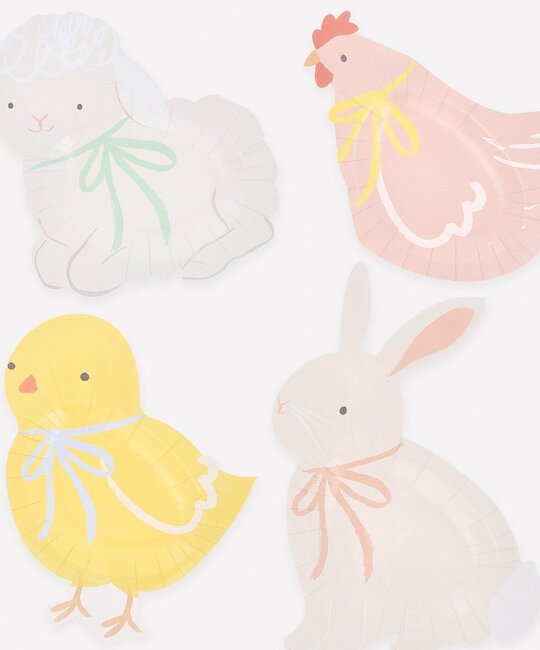 Meri Meri - MEM MEM PSPL - Spring Animals Shape Plates