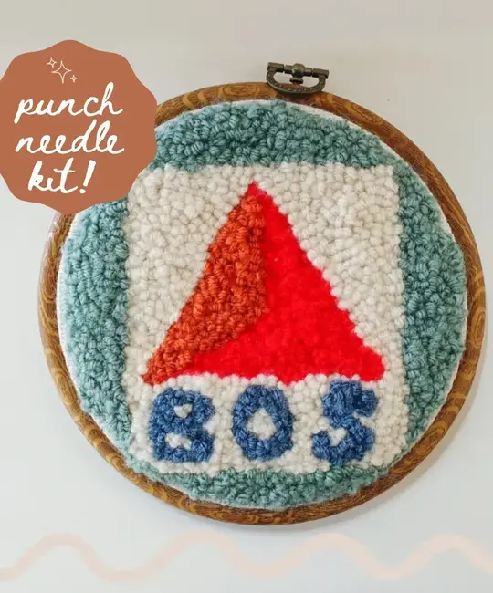Homebody DIY - HOD HOD DIY - Citgo Sign Boston Beginner Diy Punch Needle Kit