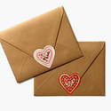 Rifle Paper Co - RP Rifle Paper Co - Hearts Envelope Seals