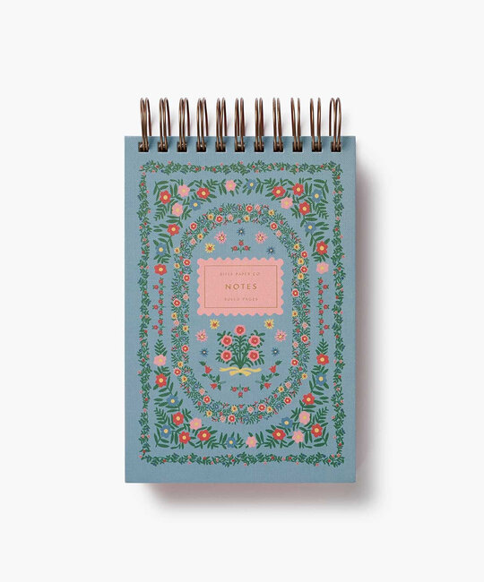 Rifle Paper Co - RP Rifle Paper Co - Rosette Top Spiral Desktop Pad Notebook