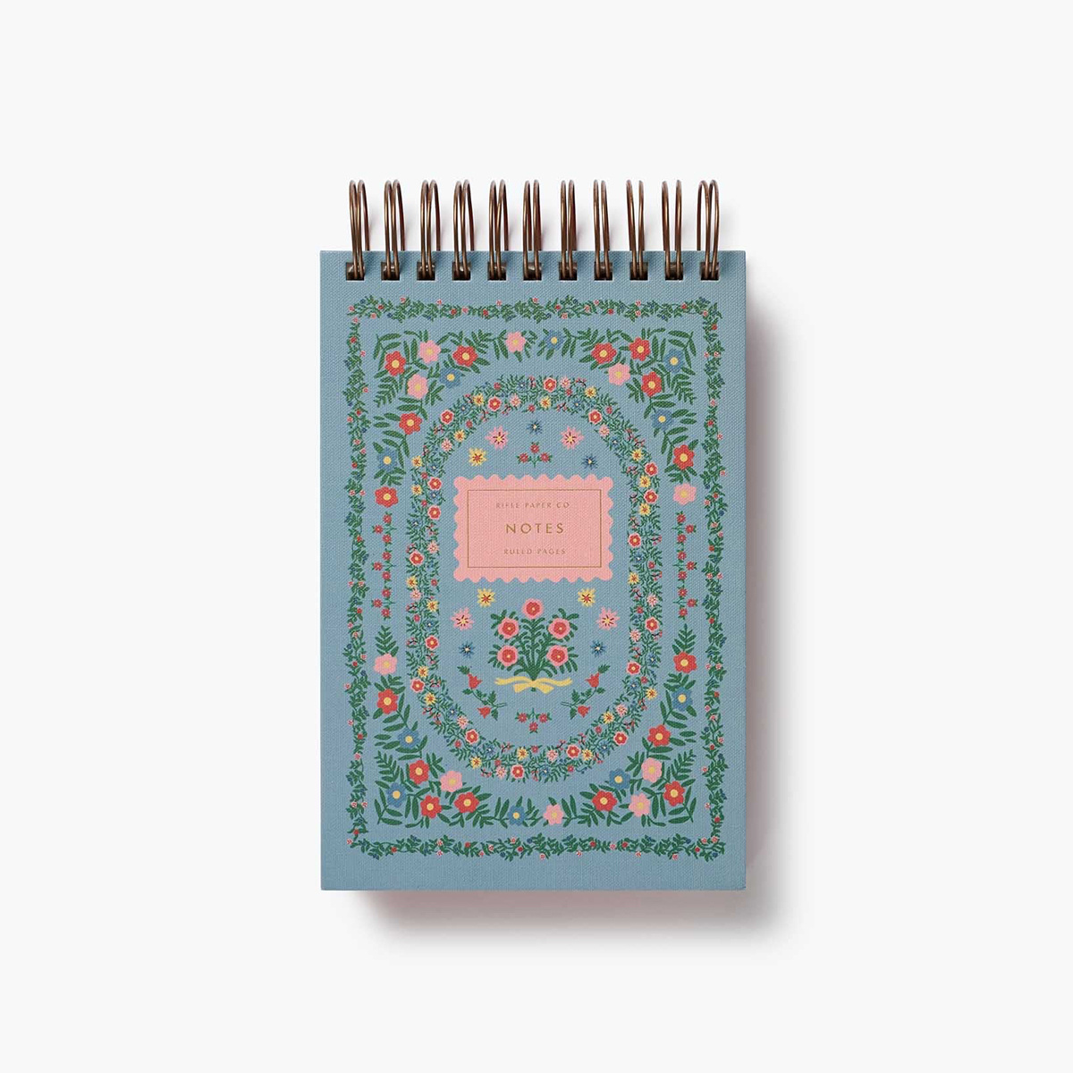 Rifle Paper Co - RP Rifle Paper Co - Rosette Top Spiral Desktop Pad Notebook