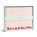 E. Frances Paper Studio - EF EF NSBL - Mini Hearts Blush Flat Notes Boxed, Set of 8