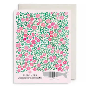 E. Frances Paper Studio - EF EFGCBS0002 - Pink Petals Bride to Be Shower Card