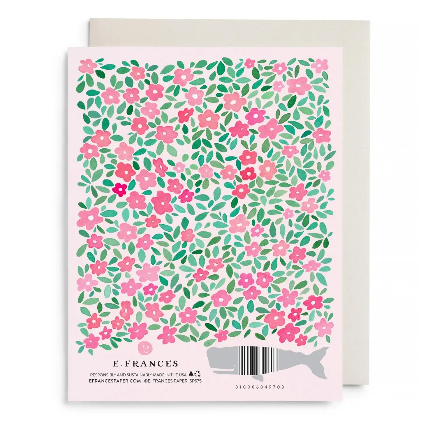 E. Frances Paper Studio - EF EFGCBS0002 - Pink Petals Bride to Be Shower Card