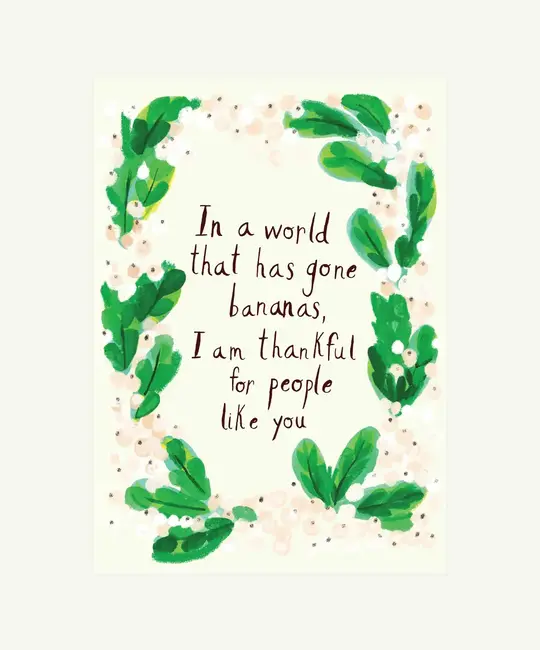 Mr. Boddington's Studio - MB MBGCFR0007 - Bananas, People Like You Card