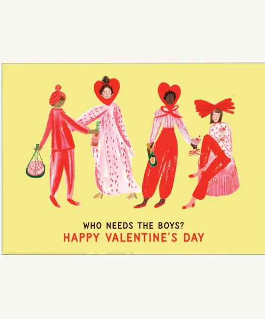 Mr. Boddington's Studio - MB MBGCVD0028 - No Boys Please Valentine's Day Card