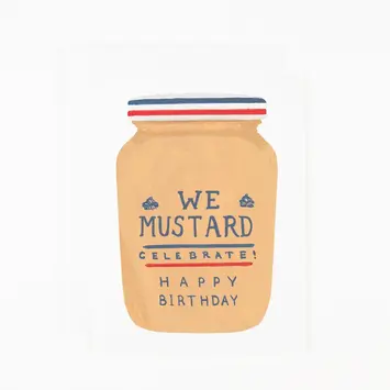 Dear Hancock - DH DHGCBI0084 - We Mustard Celebrate Birthday Card