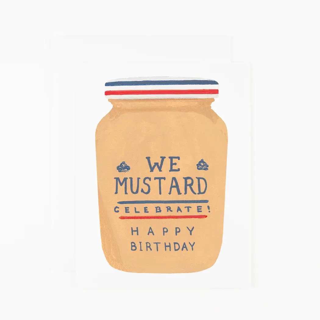 Dear Hancock - DH DHGCBI0084 - We Mustard Celebrate Birthday Card