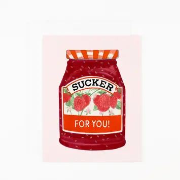 Dear Hancock - DH DHGCLO0030 - Sucker for You Jam Jar Love Card