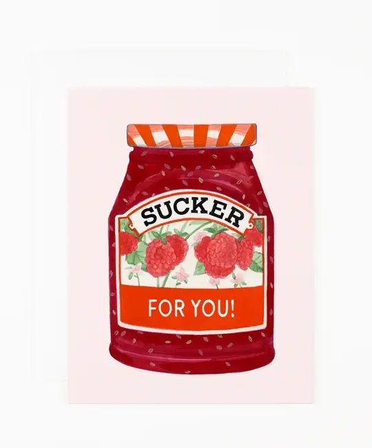Dear Hancock - DH DHGCLO0030 - Sucker for You Jam Jar Love Card
