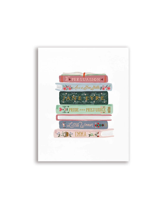 Rifle Paper Co - RP Rifle Paper Co - Ladies Night Book Club Print, 8" x 10"