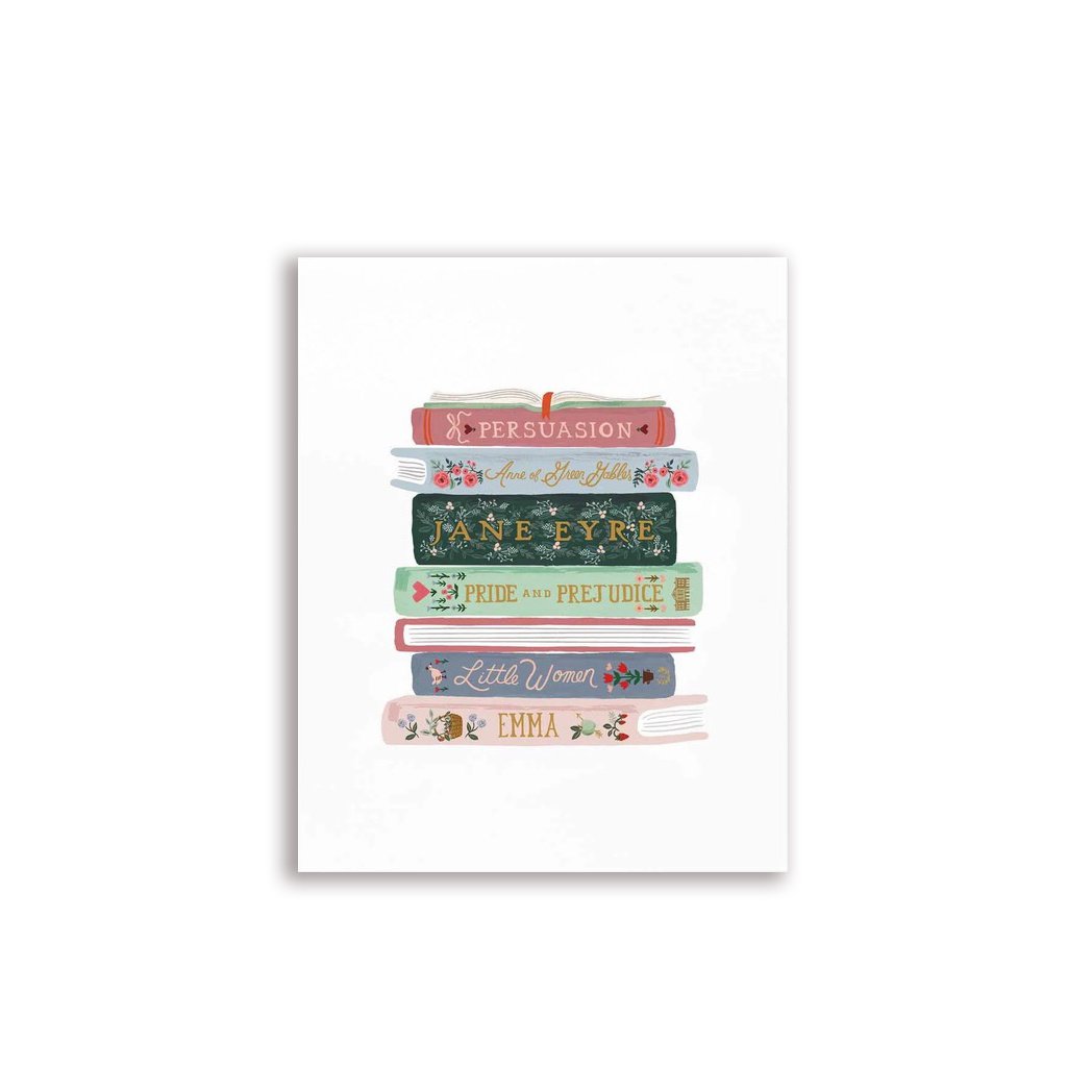 Rifle Paper Co - RP Rifle Paper Co - Ladies Night Book Club Print, 8" x 10"