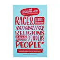 Ladyfingers Letterpress - LF LF PR - We Welcome All Protest Poster