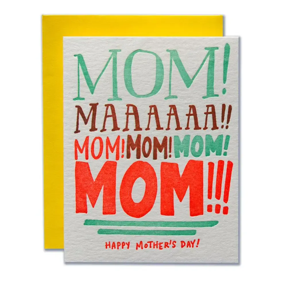 Ladyfingers Letterpress - LF LFGCMD0004 - Mom Yelling Mother's Day