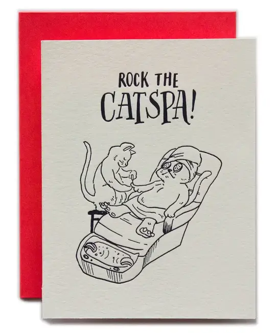 Ladyfingers Letterpress - LF LFGCHU0006 - Rock the Catspa!