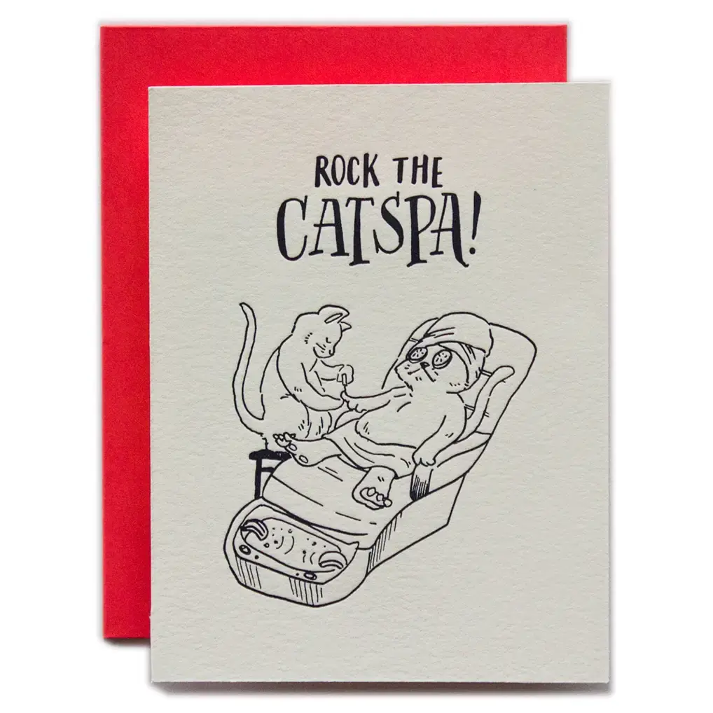 Ladyfingers Letterpress - LF LFGCHU0006 - Rock the Catspa!