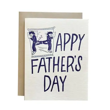 Ladyfingers Letterpress - LF LFGCFD0006 - Some Day You Will Sleep Again Father's Day Card