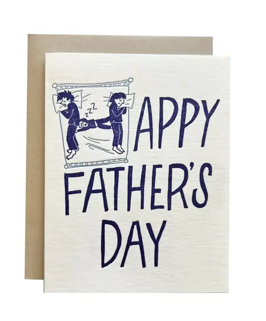 Ladyfingers Letterpress - LF LFGCFD0006 - Some Day You Will Sleep Again Father's Day Card