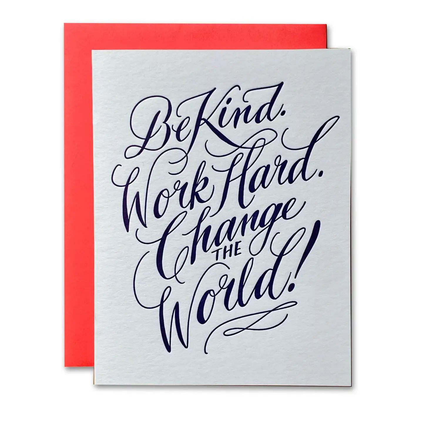 Ladyfingers Letterpress - LF LFGCMI0031 - Work Hard Change The World