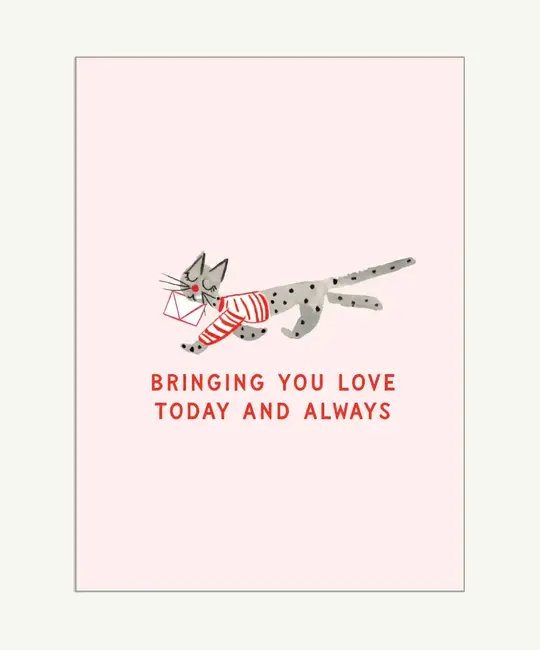 Mr. Boddington's Studio - MB MBGCLO0011 - Bringing You Love Kitty Mail Love Card