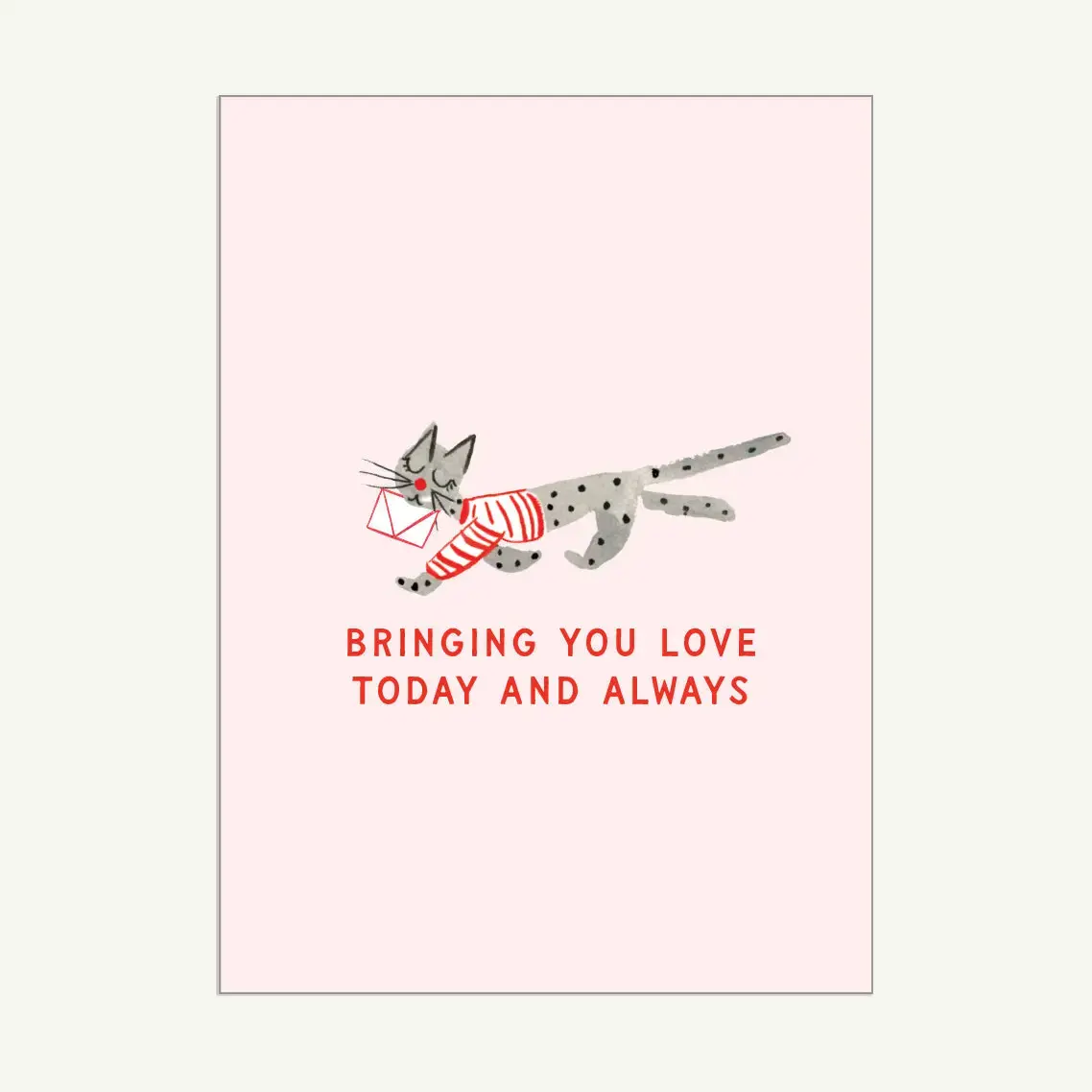 Mr. Boddington's Studio - MB MBGCLO0011 - Bringing You Love Kitty Mail Love Card