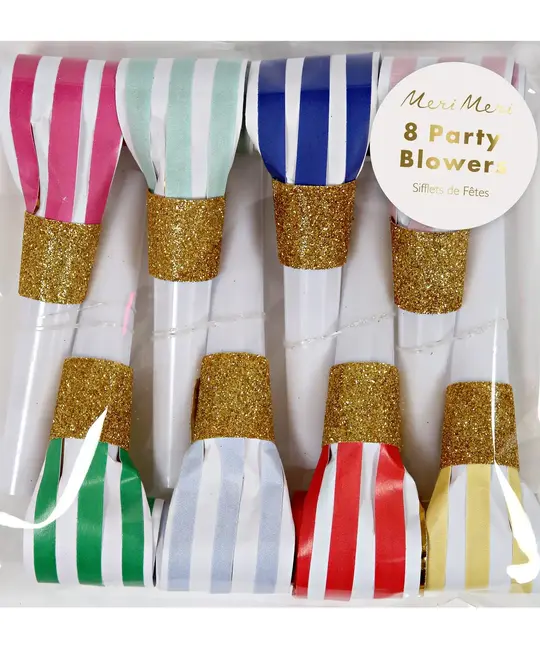 Meri Meri - MEM MEM PS - Bright Stripe Party Blowers