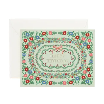 Rifle Paper Co - RP RPGCBI0109 - Rosette Birthday Card