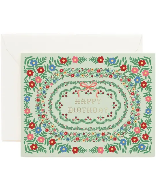 Rifle Paper Co - RP RPGCBI0109 - Rosette Birthday Card