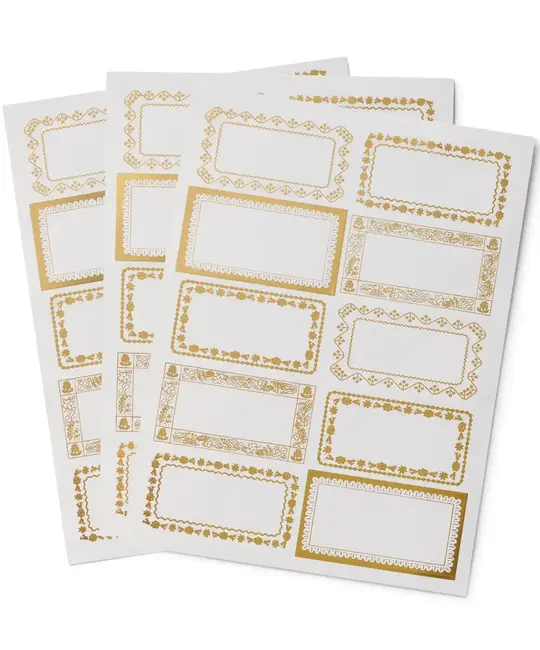 Rifle Paper Co - RP RP GTLA - Gold Floral Sticker Labels