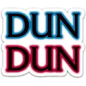 Sammy Gorin - SAG SAG ST - Law & Order: SVU Dun Dun Sticker