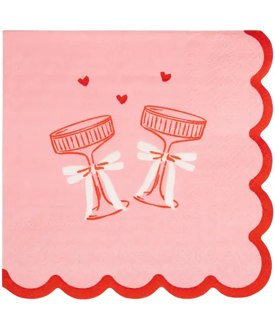 My Minds Eye - MME MME PS - Clink Pink Glasses Small Napkins