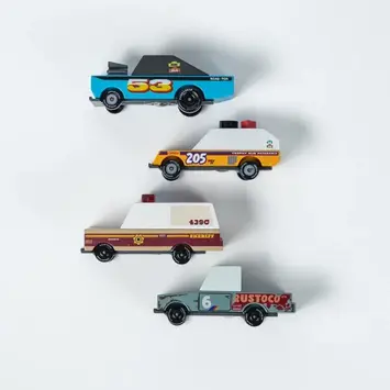 Candylab Toys - CT CT BATO - Rust Patrol Candycar Toons Toy Car 4 pack