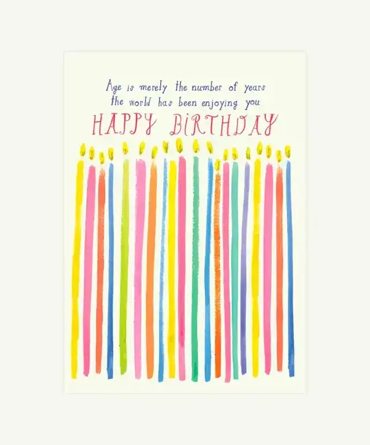 Mr. Boddington's Studio - MB MBGCBI0070 - Age is a Naughty Number Birthday Card