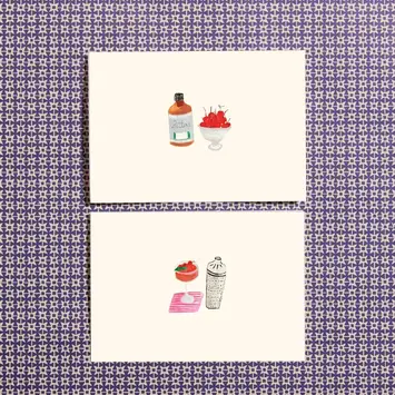 Mr. Boddington's Studio - MB MB NSBL - Shaken Por Favor Blank Boxed Note Set