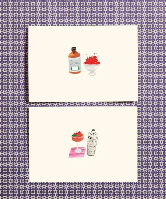 Mr. Boddington's Studio - MB MB NSBL - Shaken Por Favor Blank Boxed Note Set