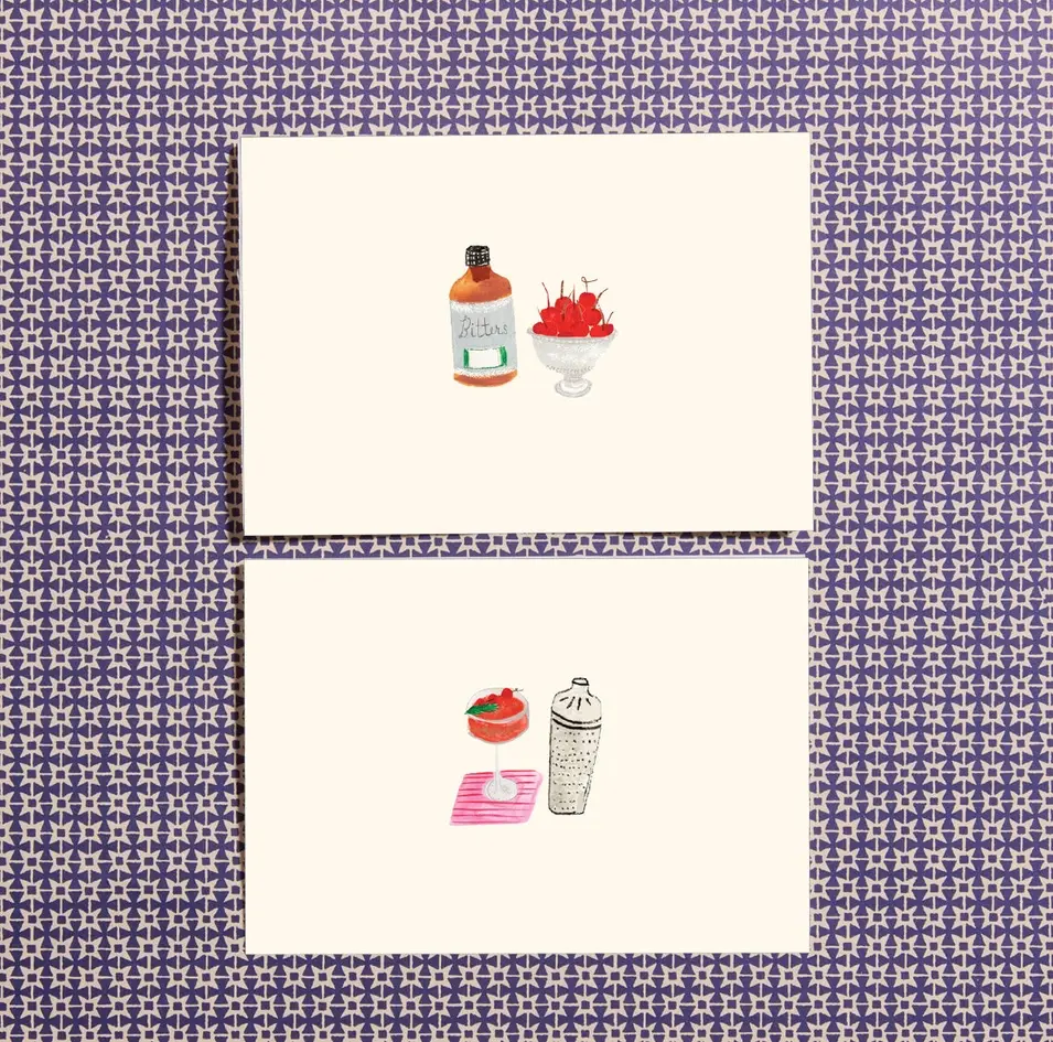 Mr. Boddington's Studio - MB MB NSBL - Shaken Por Favor Blank Boxed Note Set