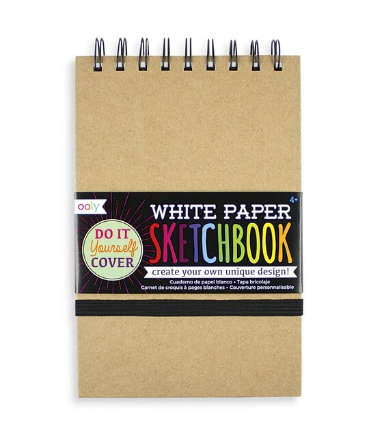 OOLY - OO OO AS - D.I.Y. Cover White Paper Sketchbook, A7