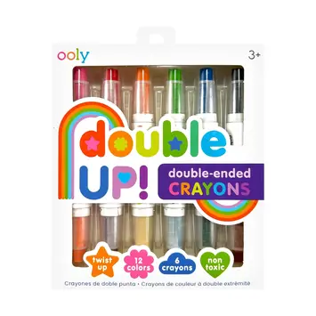 OOLY - OO OO AS - Double Up! Double-Ended Crayons (Set of 6 / 12 Colors)