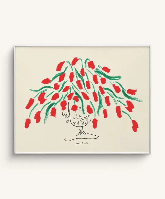 Phthalo Ruth - PHR PHR PRLA - Tulips  11" x 14" Art Print