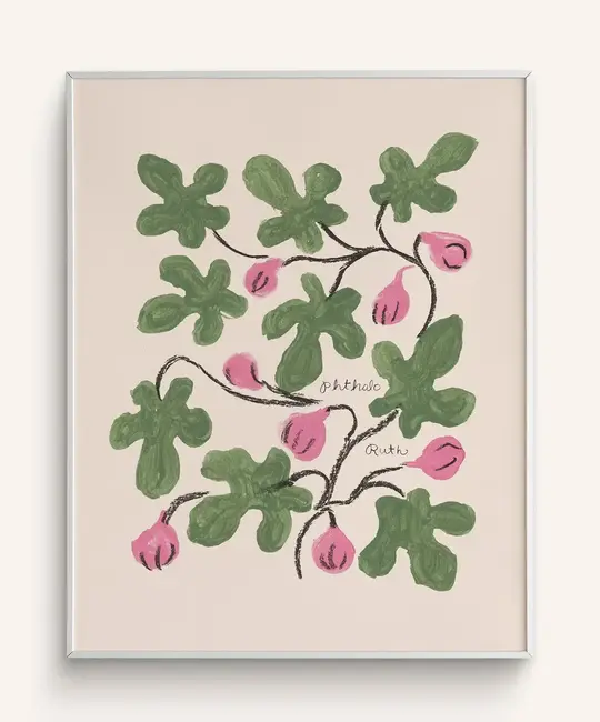 Phthalo Ruth - PHR PHR PRSM - Figs  8" x 10" Art Print