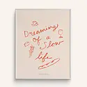 Phthalo Ruth - PHR PHR PRSM - Dreaming of A Slow Life  8" x 10" Art Print