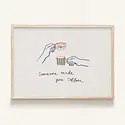 Phthalo Ruth - PHR PHR PRSM - Someone Made Coffee Mini Art Print, 5" x 7"