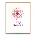 Ink Meets Paper - IMP IMPGCVD0016 - To My Valentine Smiley Face Dasiy Valentine's Day Card