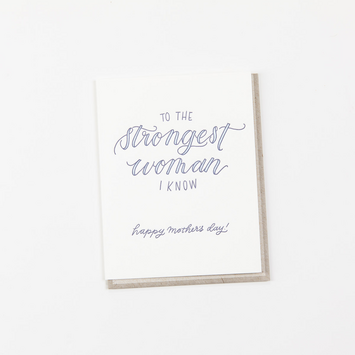 Ink Meets Paper - IMP IMPGCMD0004 - Strongest Woman I Know Mother's Day Card
